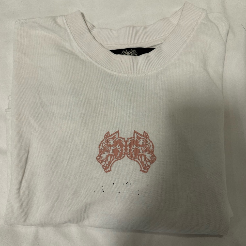 Cropped oversized tee